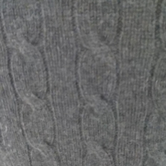 COMING DECEMBER RLOLIVE CASHMERE Ralph BLACK LABEL Cable Knit Sweater NWOT - Picture 3 of 3